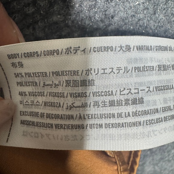 Abercrombie Fitch Dress Women S Bronze Satin Button Front Mini Shirt Dress Party - Picture 5 of 11